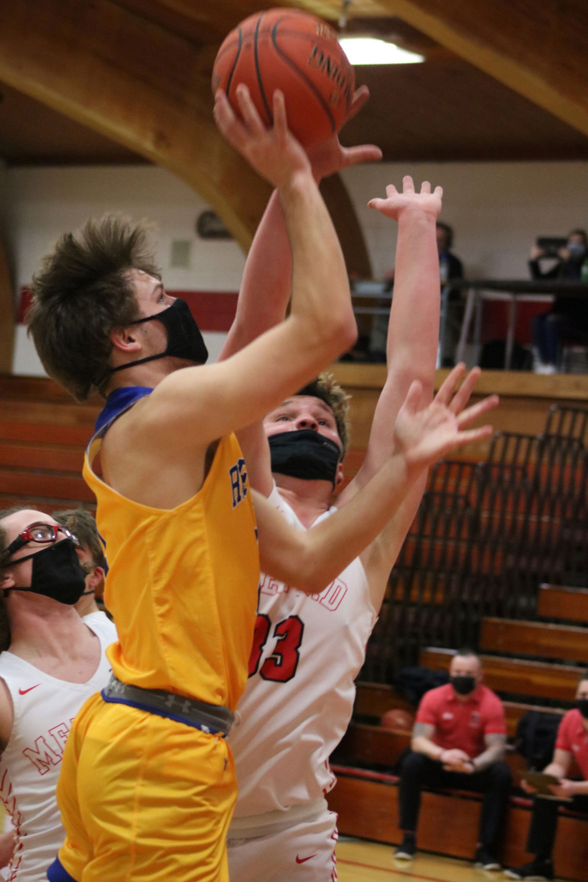 Rice Lake boys basketball at Medford 2-25-21